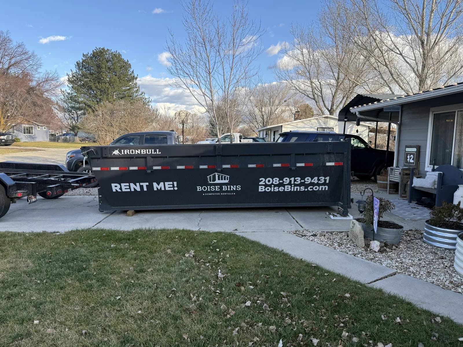 15 yard roll-off dumpster rental in Boise, ID - Boise Bins